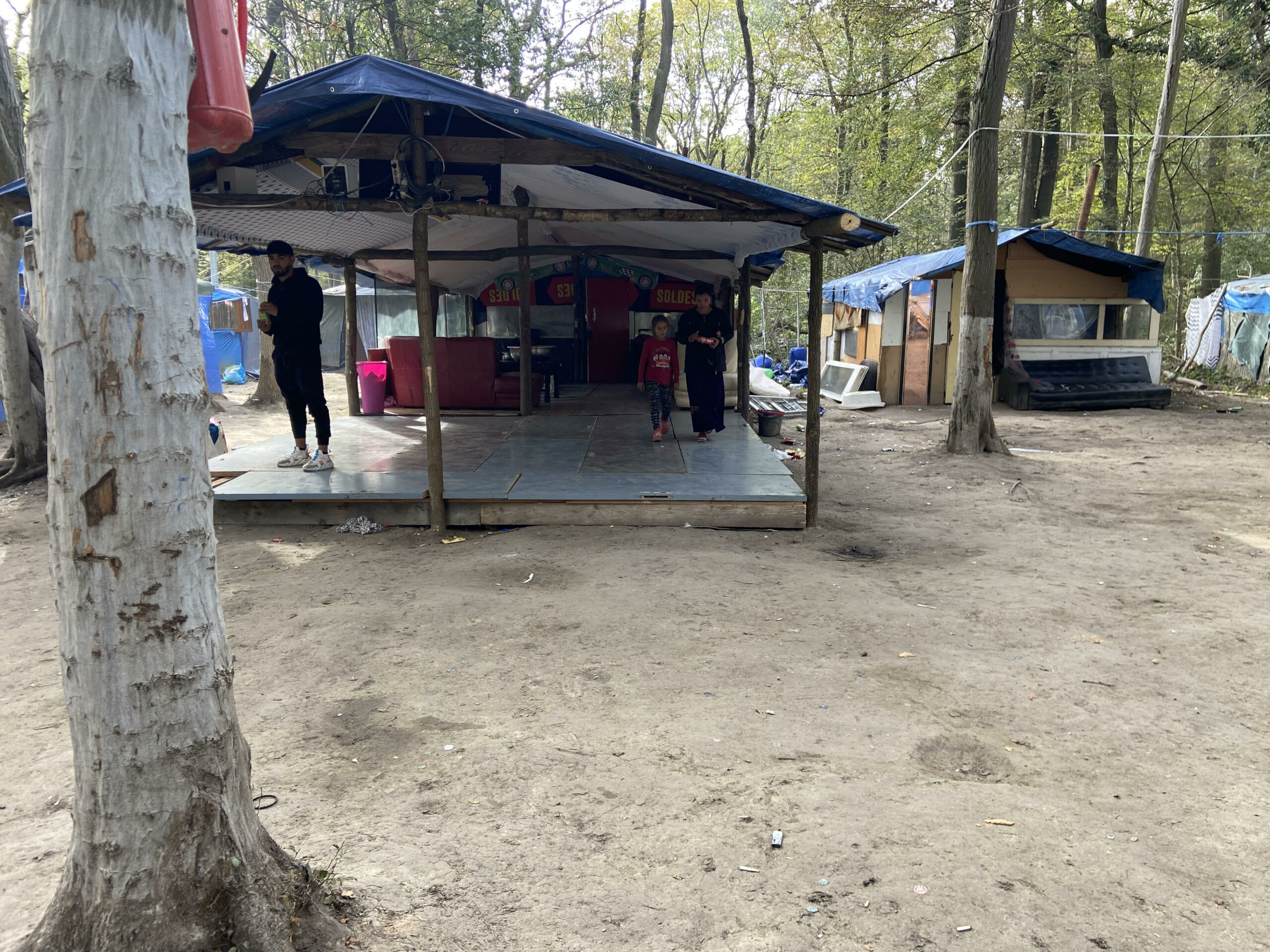 Construction habitation bidonville